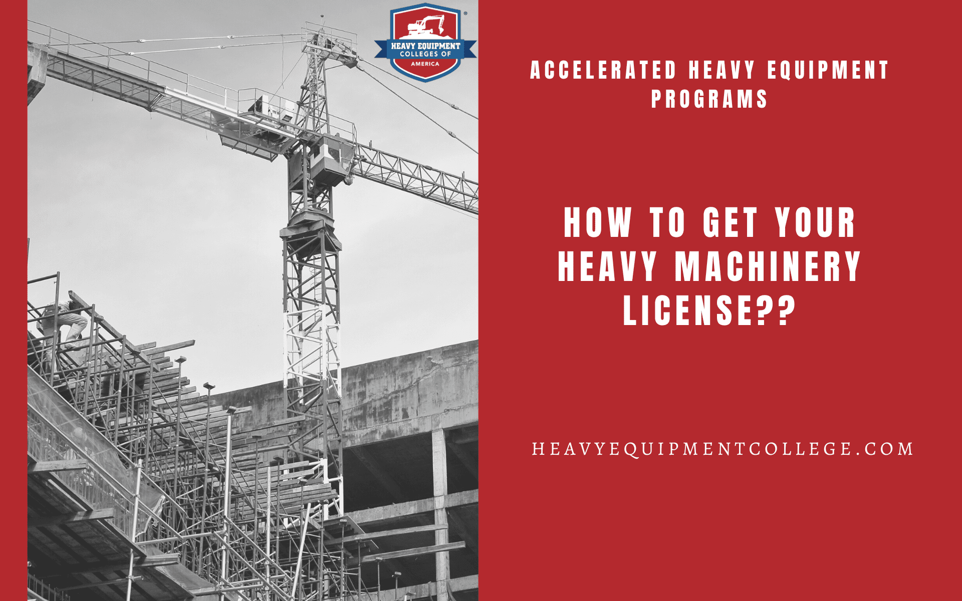 heavy machinery license requirements