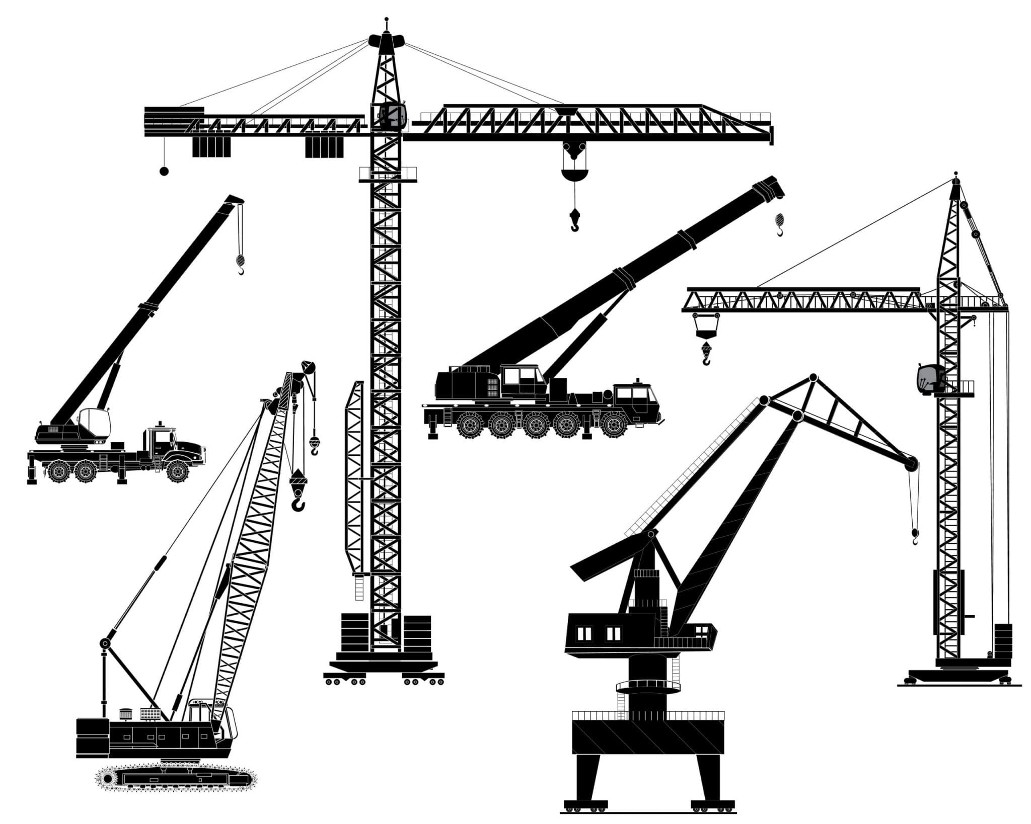 Top 10 Types Of Construction Cranes