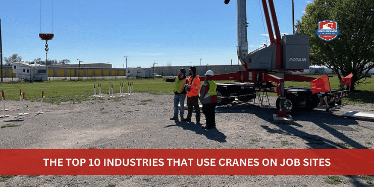 Read more about the article The Top 10 Industries That Use Cranes on Job Sites